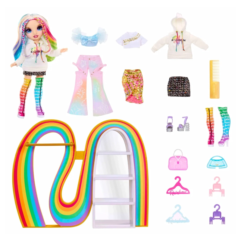 RAINBOW HIGH AMAYA'S RAINBOW CLOSET PLST - 6