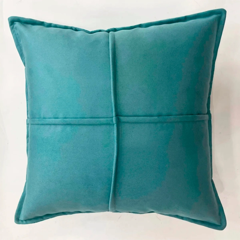 COJÍN RIPLEY HOME GAMUZA 42X42 CM CELESTE - 2
