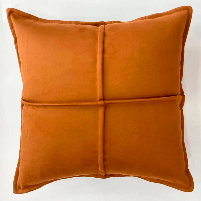 COJÍN RIPLEY HOME GAMUZA 42X42 CM TERRACOTA - 2