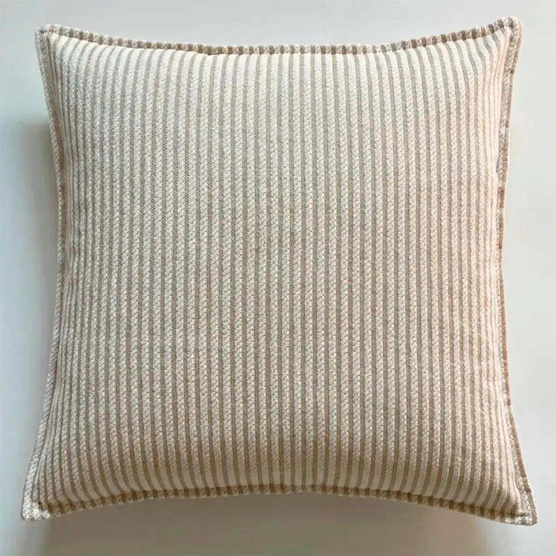 COJÍN RIPLEY HOME LÍNEAS 45X45 CRUDO - 2