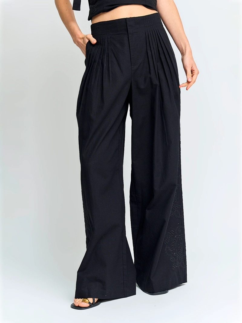 PANTALÓN MUJER MARQUIS ALGODÓN BORDADO - 2