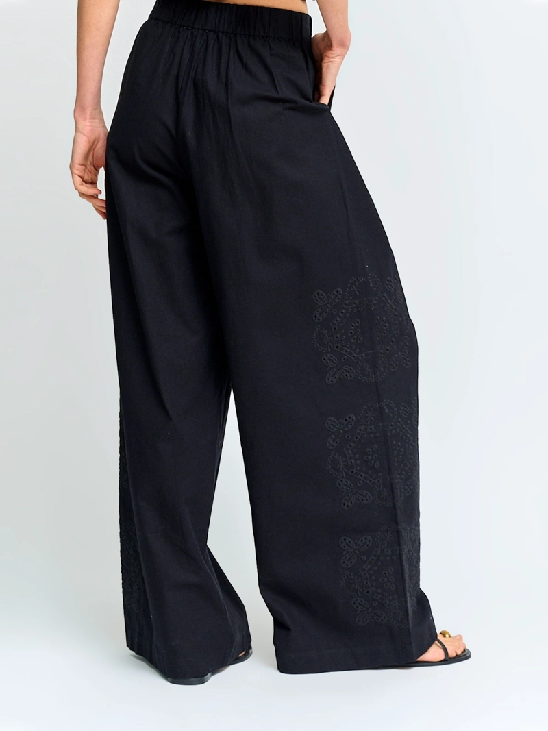 PANTALÓN MUJER MARQUIS ALGODÓN BORDADO - 3