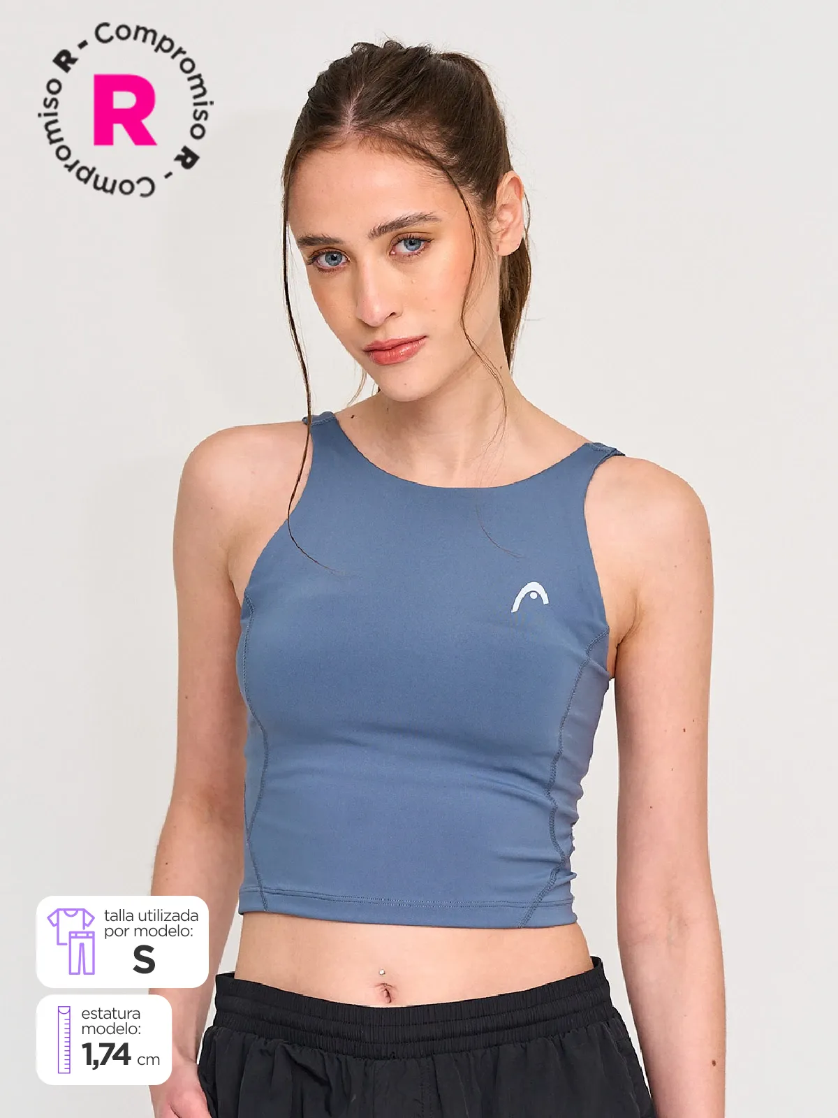 PETO MUJER HEAD SIN MANGAS - 1
