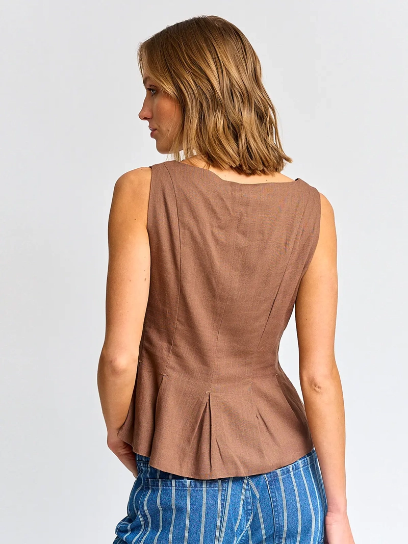 BLUSA MUJER MARQUIS SIN MANGAS - 2