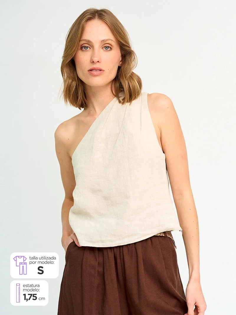 BLUSA MUJER MARQUIS LINO MARÍA PAZ BLANCO - 4