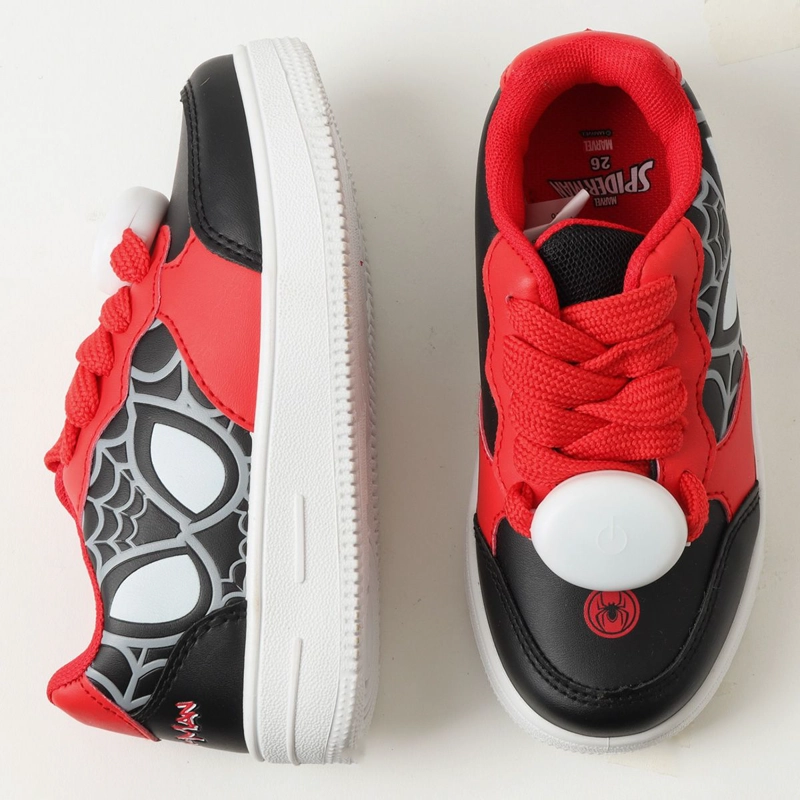 ZAPATILLAS NIÑO SPIDERMAN MARVEL CASUALES NEGRO - 4