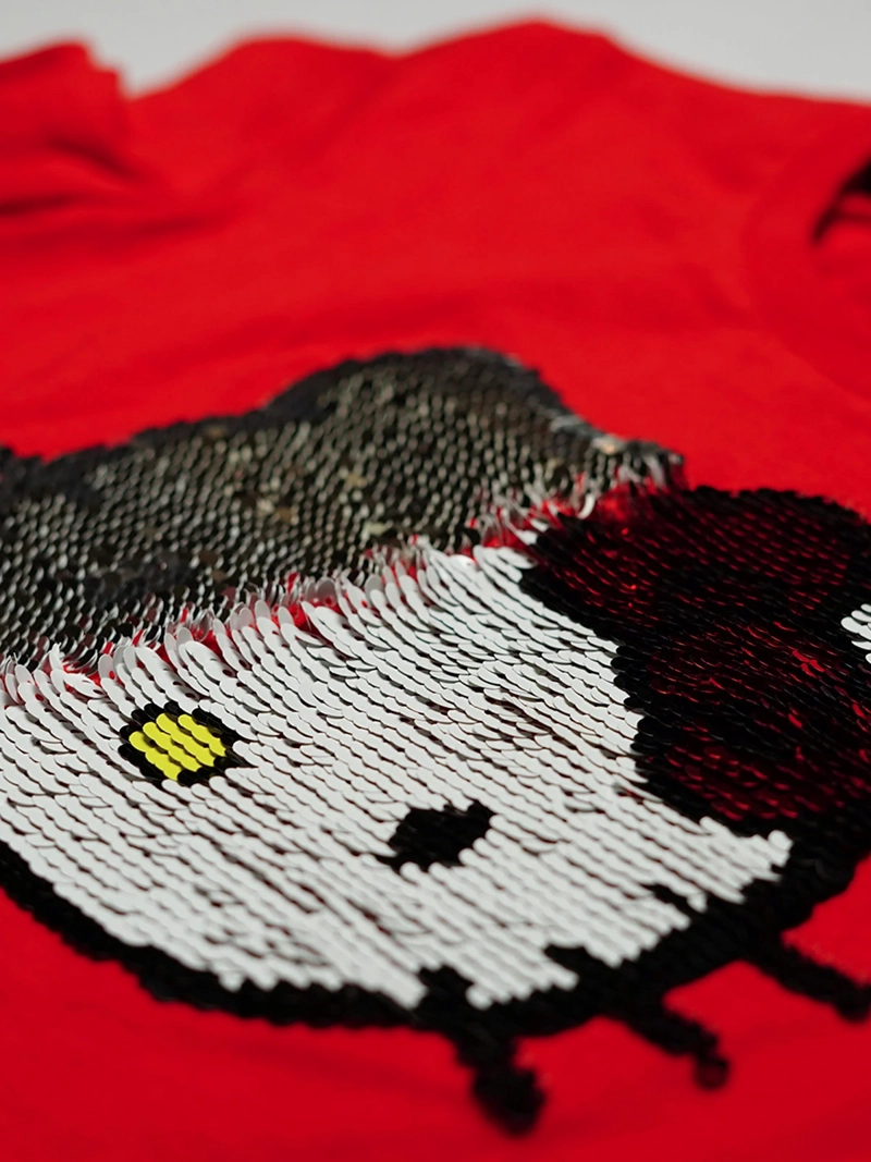 POLERA MANGA CORTA ALGODÓN NIÑA HELLO KITTY HKT0164 - 3