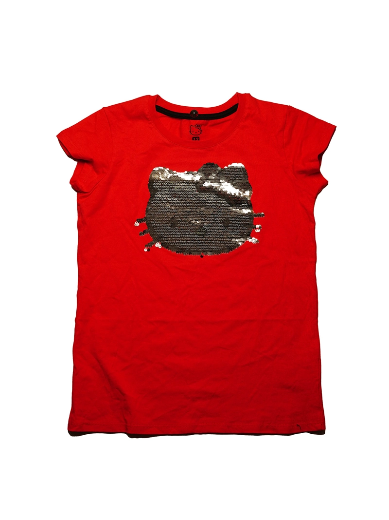 POLERA MANGA CORTA ALGODÓN NIÑA HELLO KITTY HKT0164 - 1