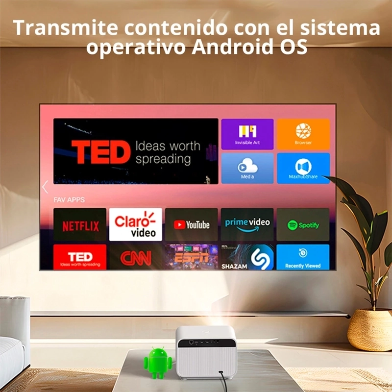 PROYECTOR BYINTEK FHD SMART LOVE U12 800 ANSI - 2