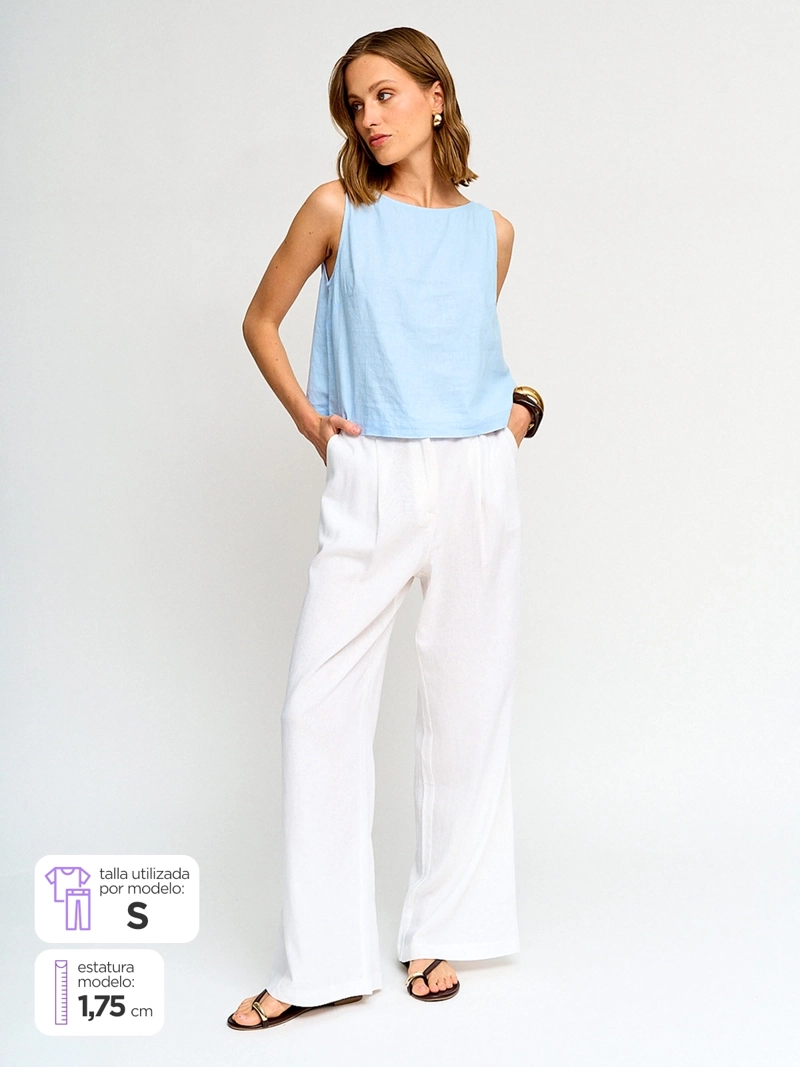 PANTALÓN MUJER MARQUIS LINO  - 1