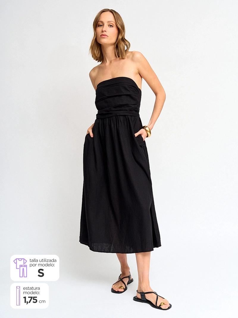 VESTIDO MUJER MARQUIS LINO  - 1