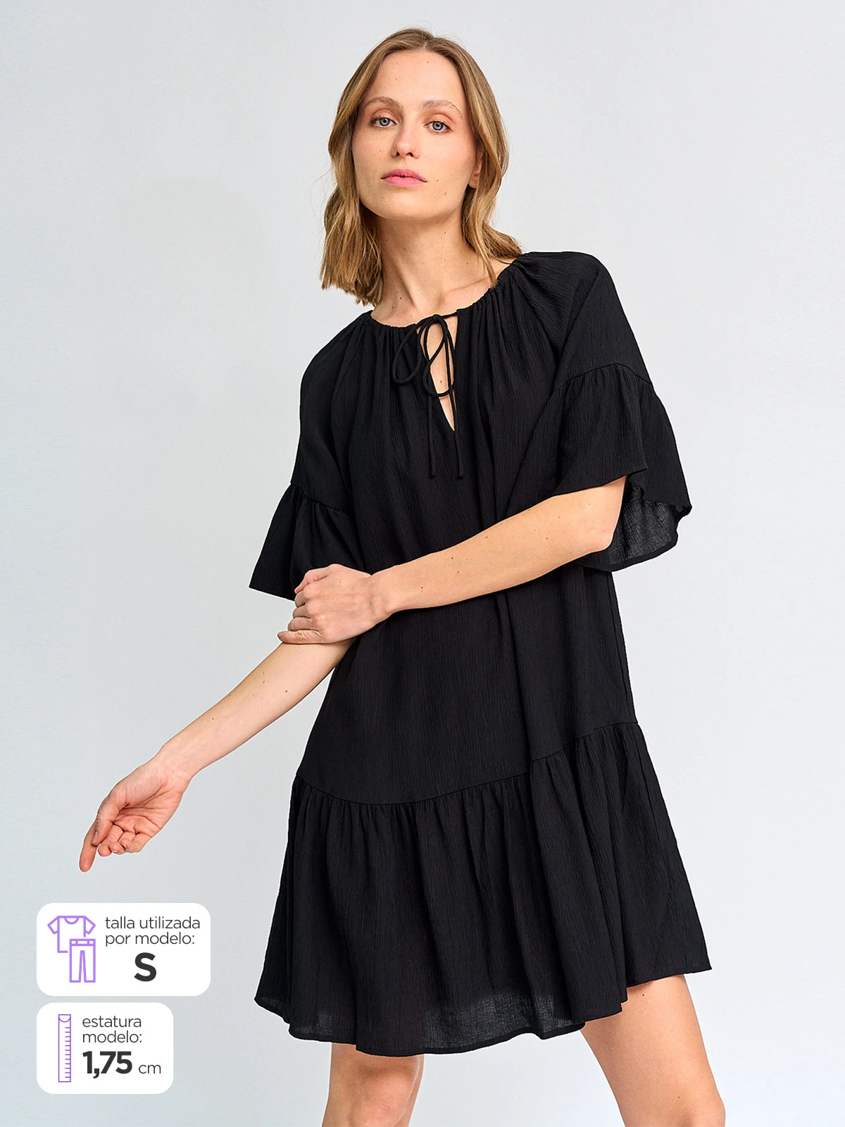 VESTIDO MUJER MARQUIS CORTO - 1