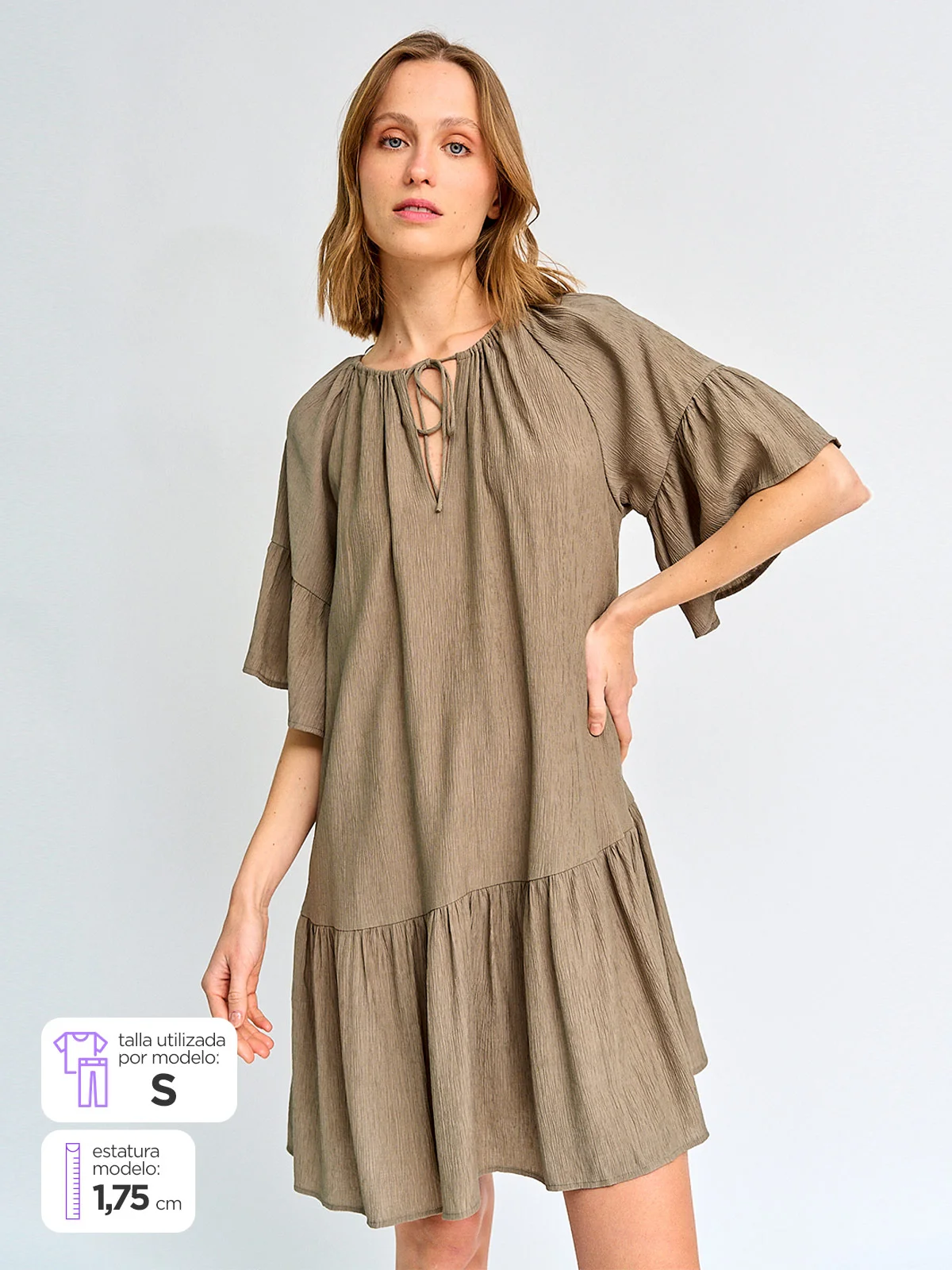 VESTIDO MUJER MARQUIS CORTO - 1