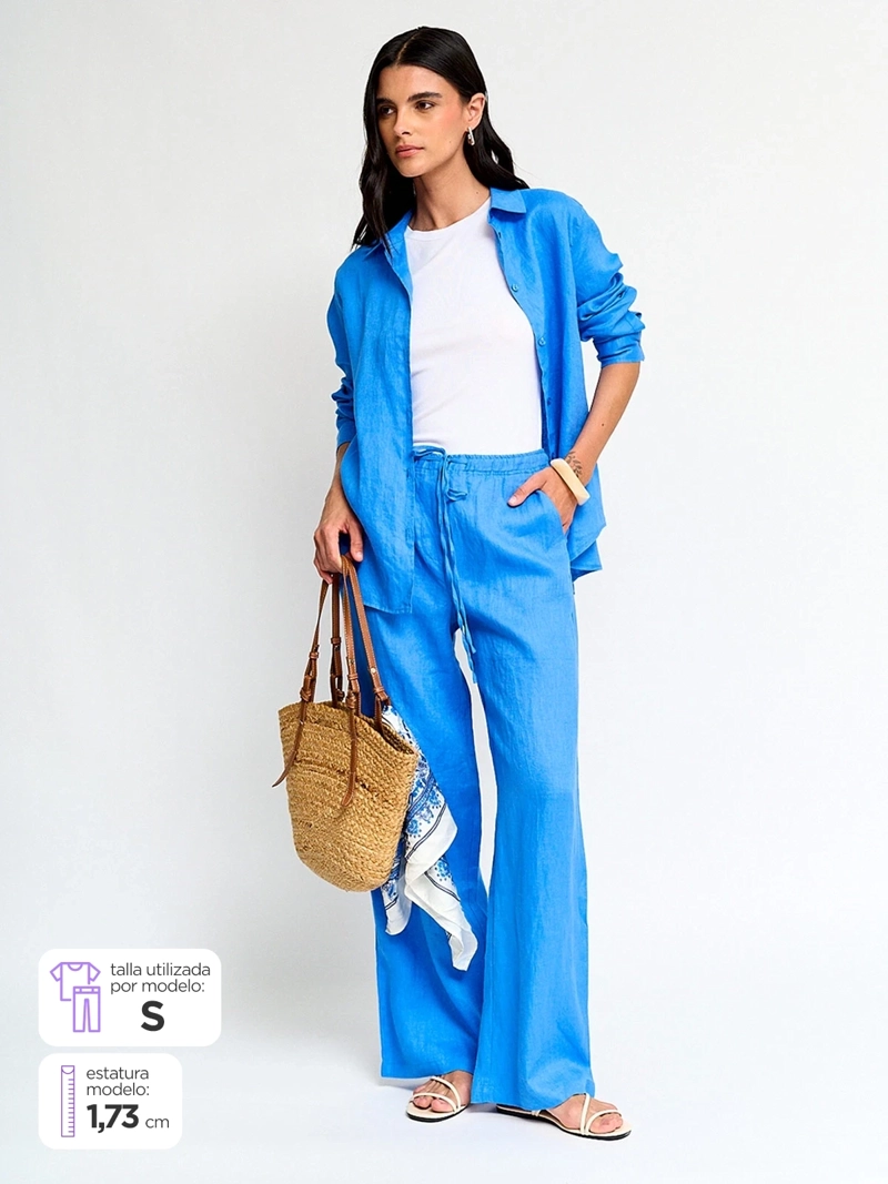 PANTALÓN MUJER MARQUIS LINO  - 1