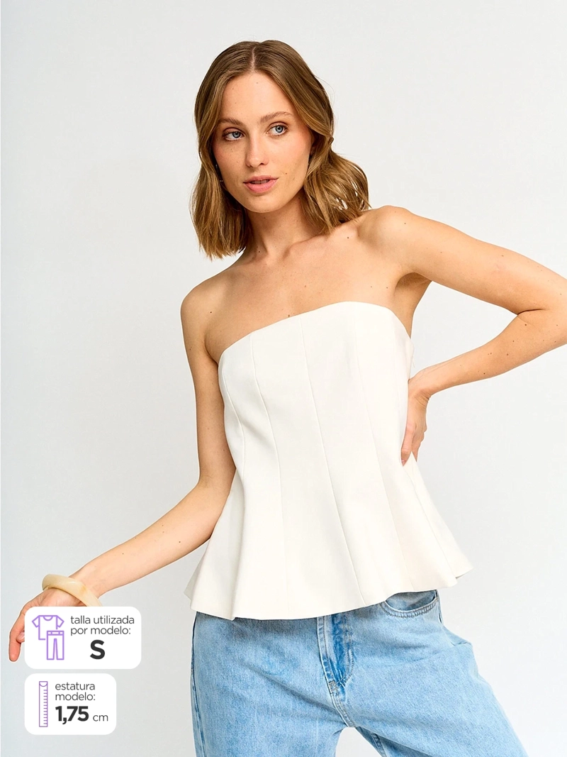 MARQUIS BLUSA MUJER MARQUIS STRAPLESS