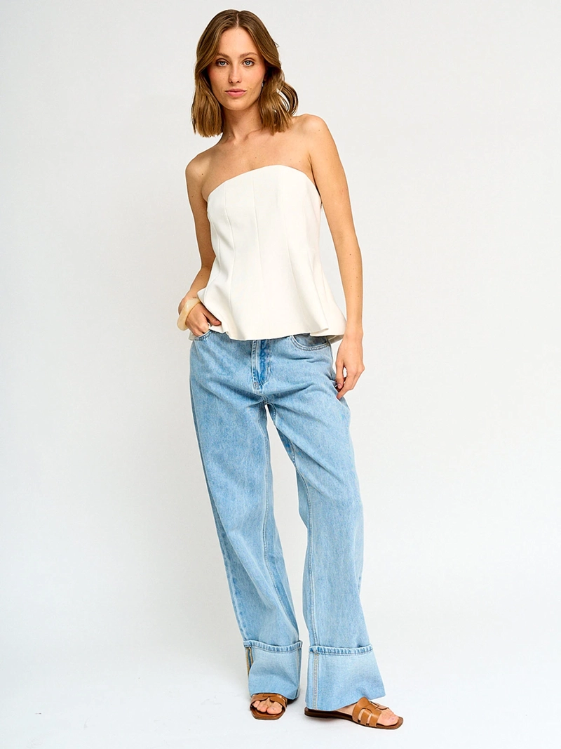 BLUSA MUJER MARQUIS STRAPLESS - 4