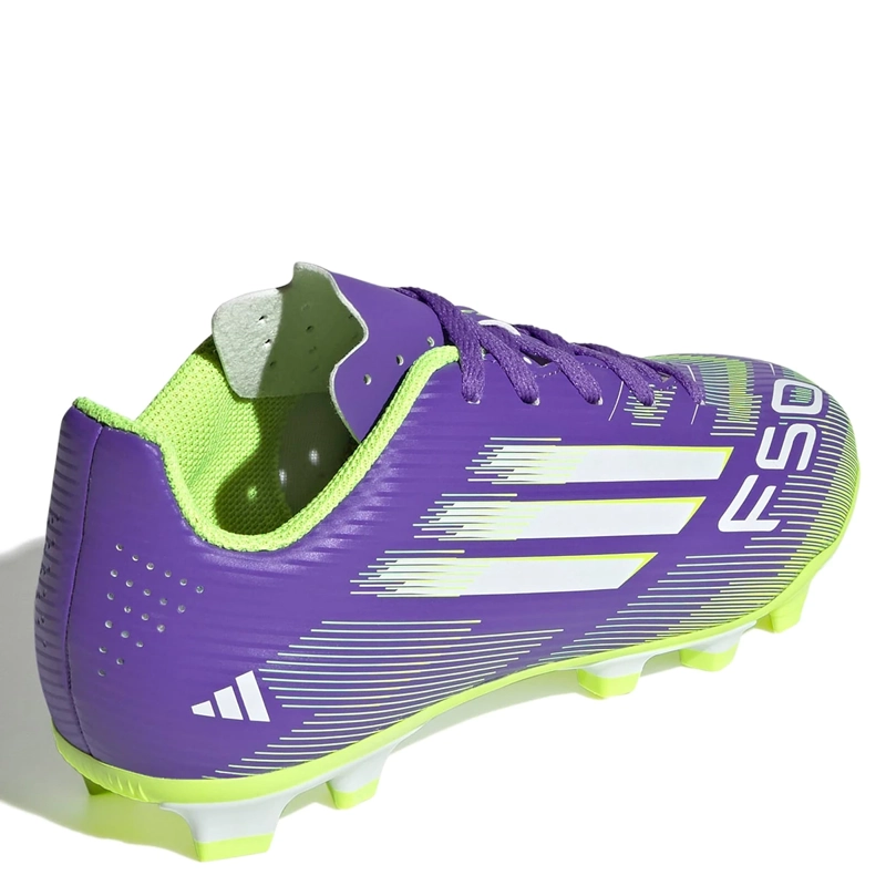 ZAPATILLAS NIÑO ADIDAS FÚTBOL MORADO F50 CLUB FG/MG J - 4