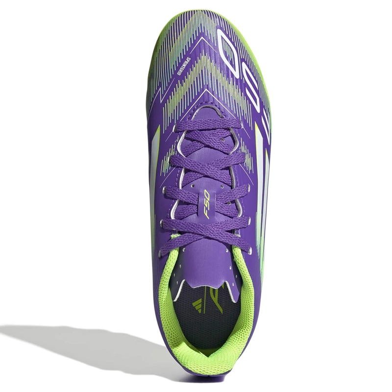 ZAPATILLAS NIÑO ADIDAS FÚTBOL MORADO F50 CLUB FG/MG J - 5