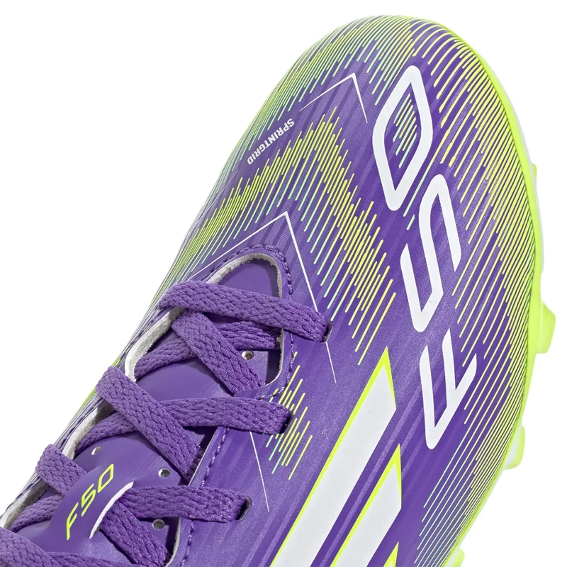ZAPATILLAS NIÑO ADIDAS FÚTBOL MORADO F50 CLUB FG/MG J - 7