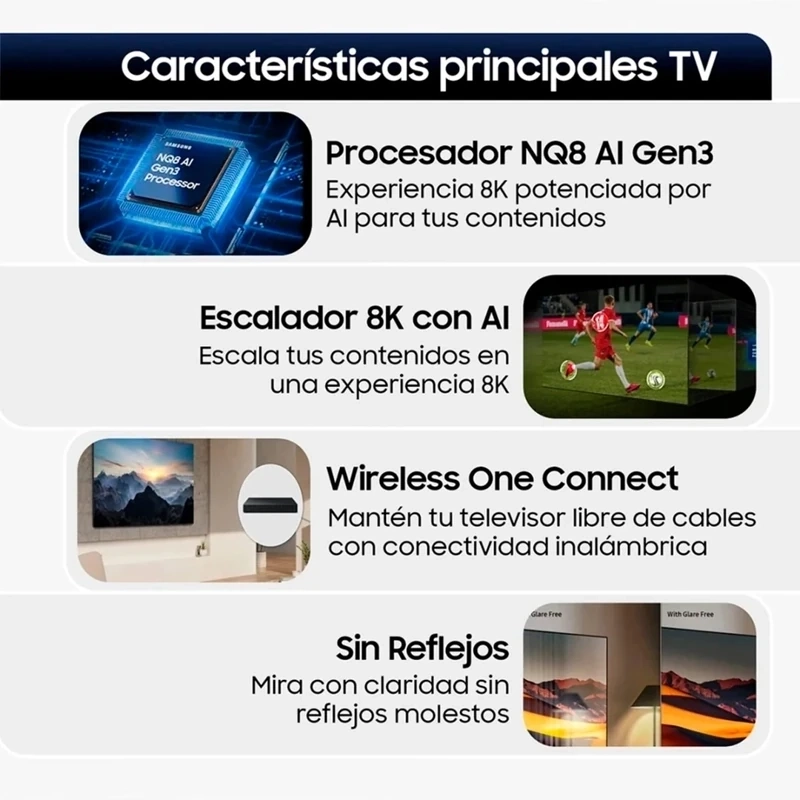 SMART TV SAMSUNG 75 NEO QLED MINI LED 8K QN990F VISION AI (2025) - 4