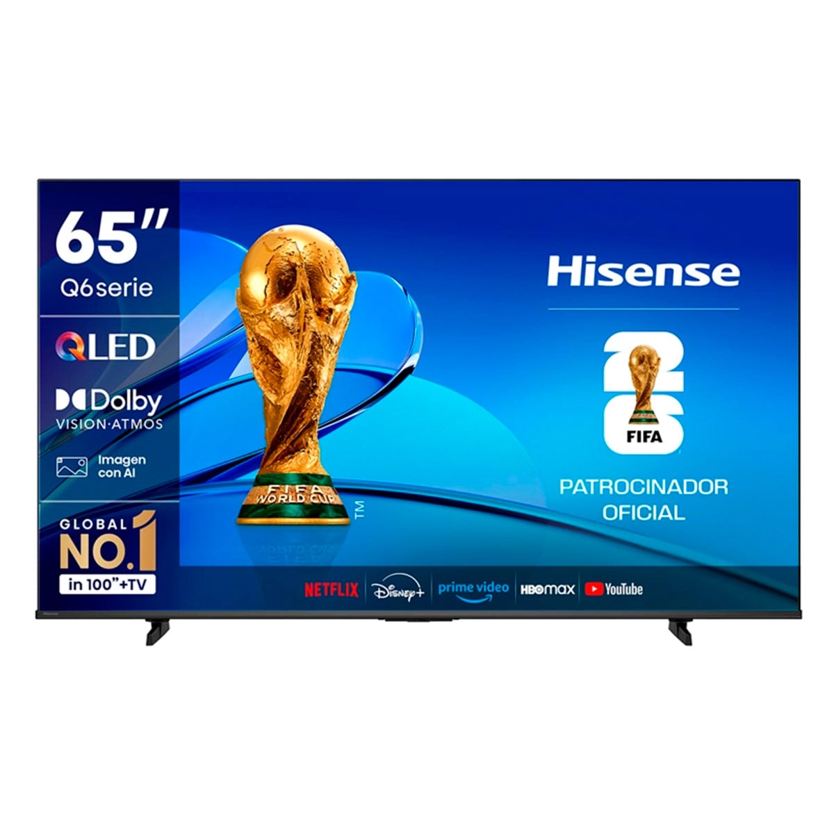 SMART TV HISENSE QLED 4K UHD 65” 65Q6QV - 2