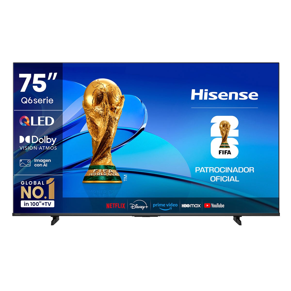 SMART TV HISENSE QLED 4K UHD 75” 75Q6QV - 2