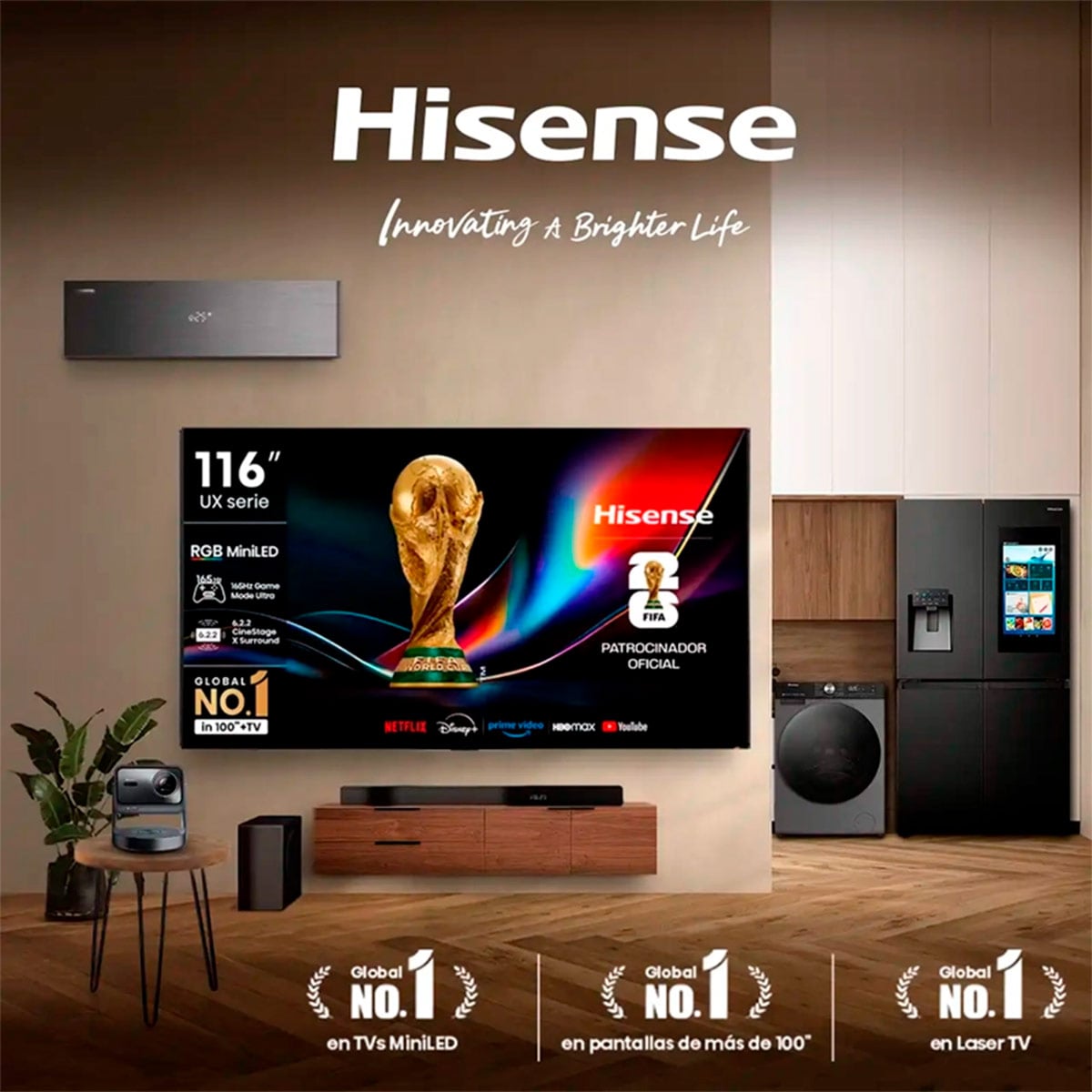 SMART TV HISENSE QLED 4K UHD 75” 75Q6QV - 12