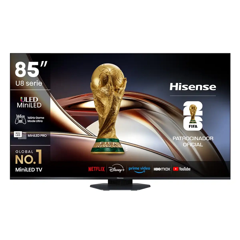 SMART TV HISENSE MINI LED 4K UHD 85” 85U8QG - 2