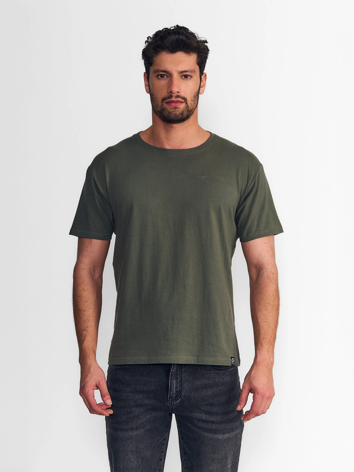 POLERA MANGA CORTA HOMBRE ELLUS AZUL MARINO - 1