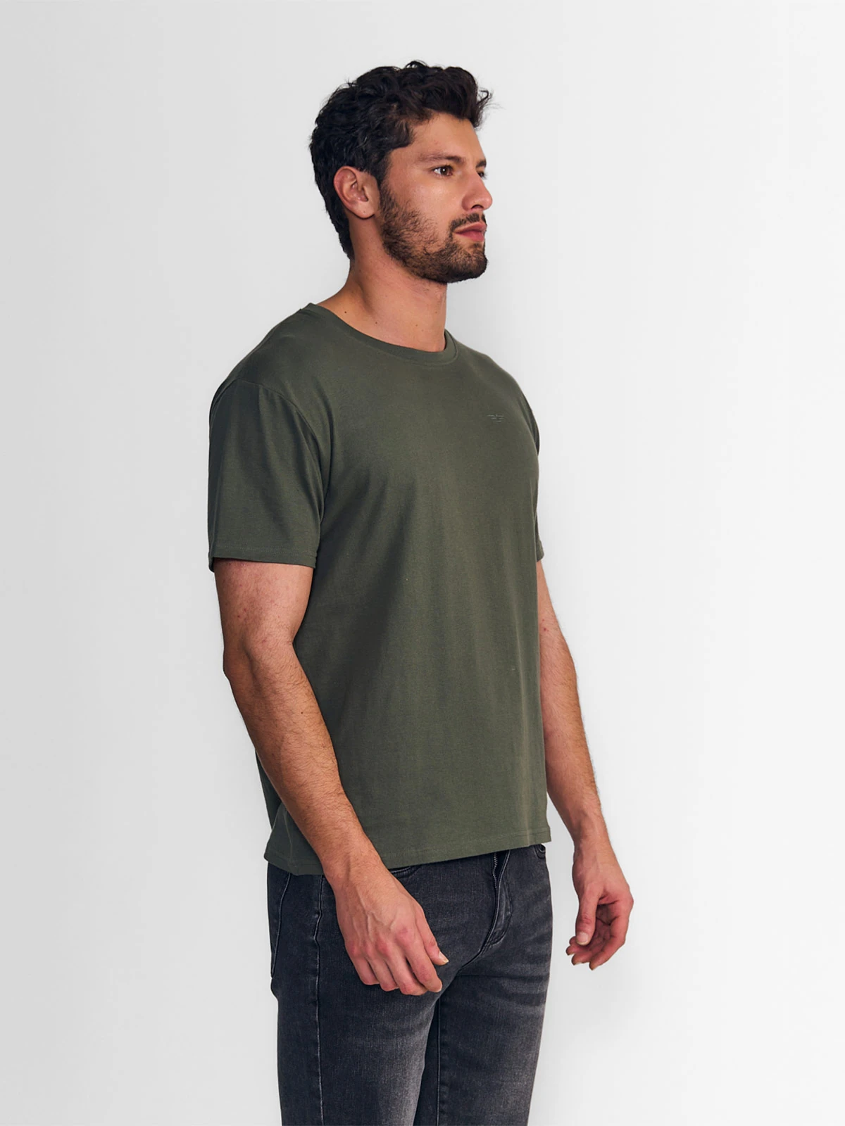 POLERA MANGA CORTA HOMBRE ELLUS AZUL MARINO - 3