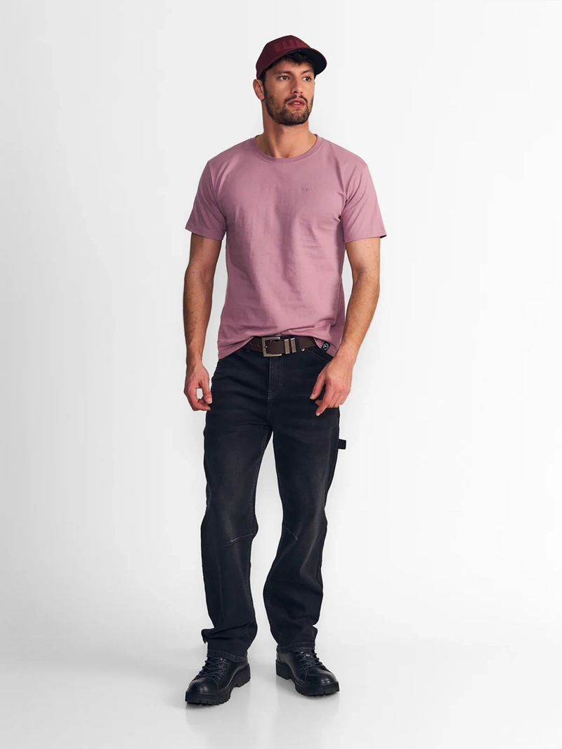 POLERA MANGA CORTA HOMBRE ELLUS AZUL MARINO - 5