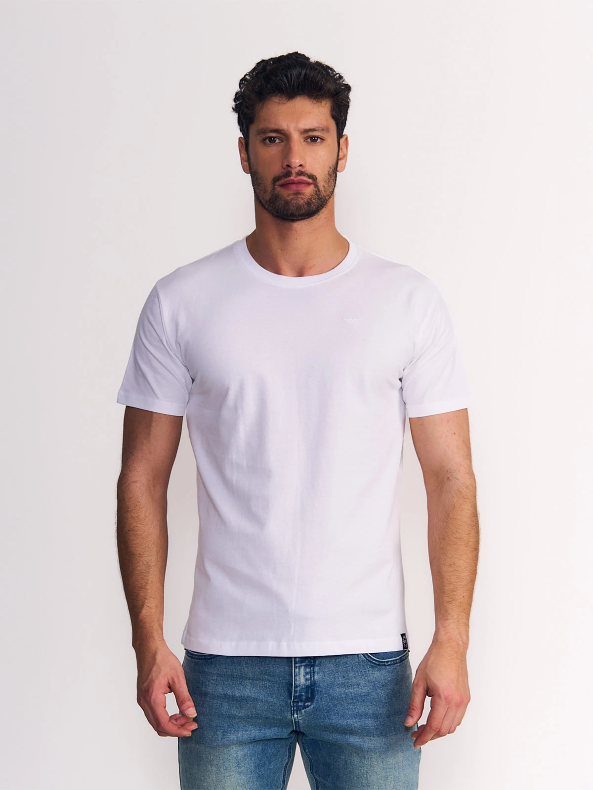 POLERA MANGA CORTA HOMBRE ELLUS AZUL MARINO - 1