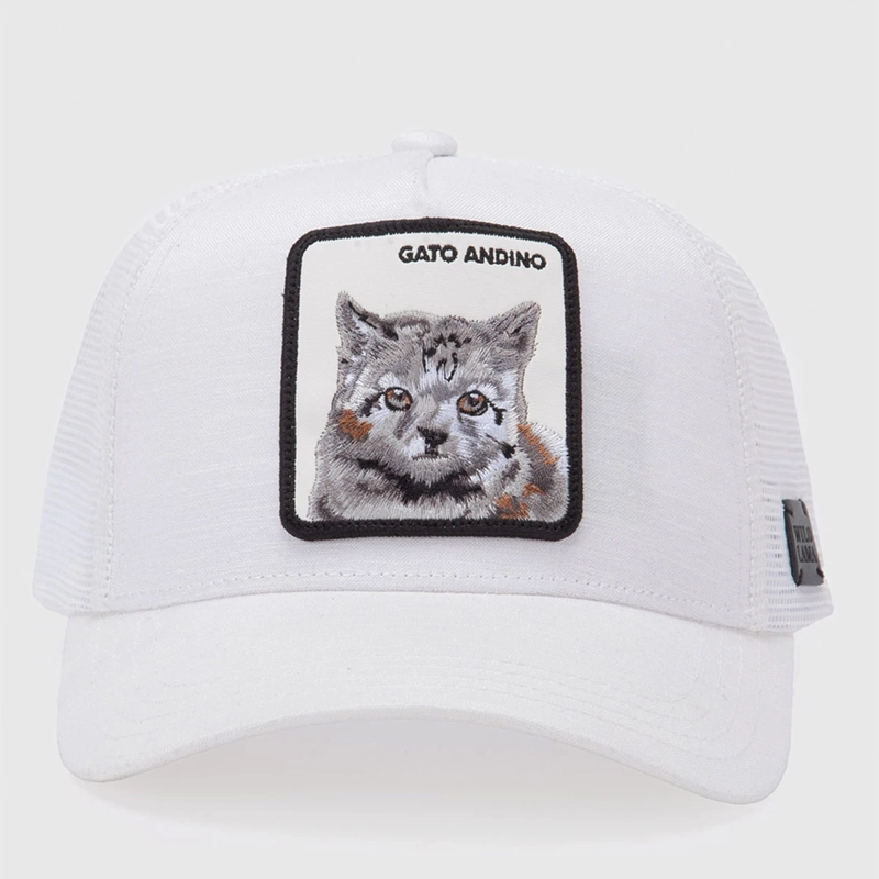 GORRA WILD LAMA GATO ANDINO BLANCO - 1