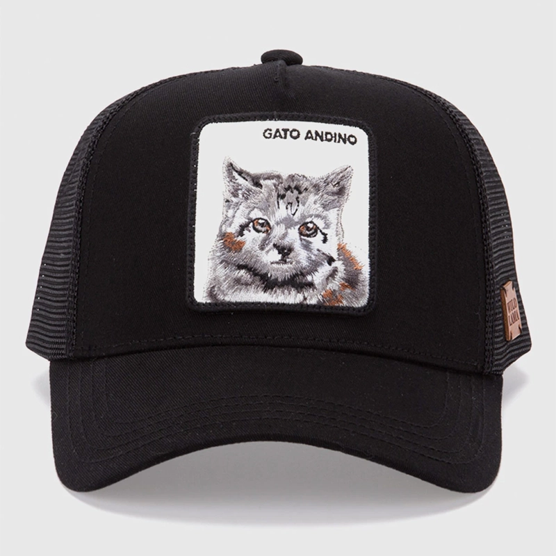 GORRA WILD LAMA GATO ANDINO NEGRO - 1