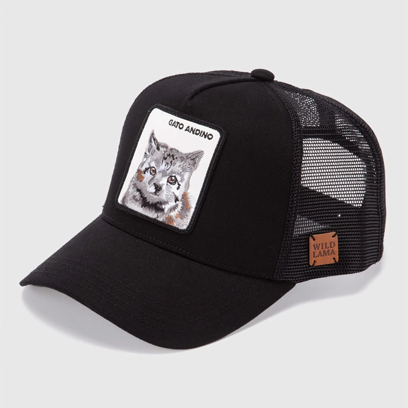 GORRA WILD LAMA GATO ANDINO NEGRO - 2
