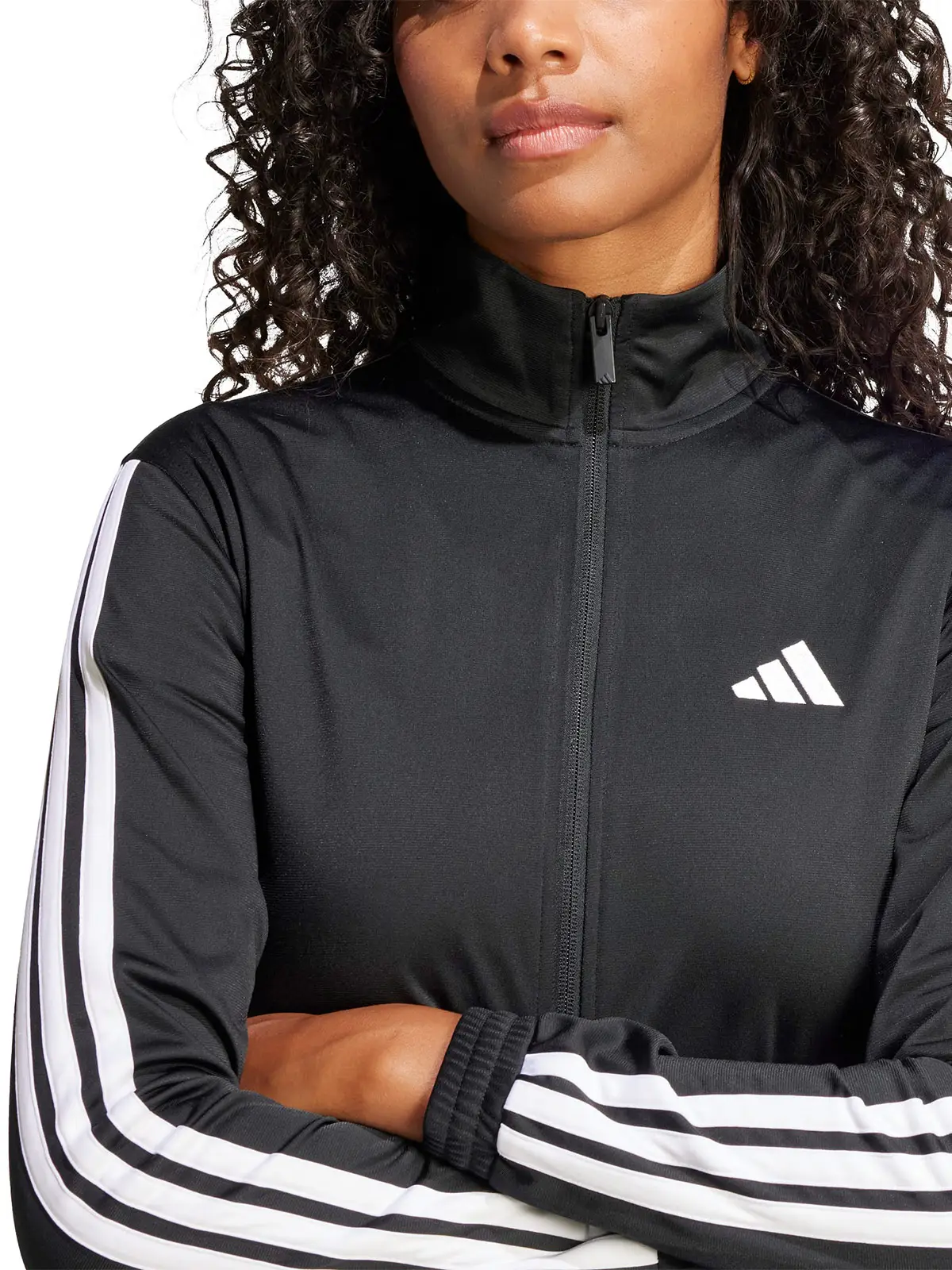 POLERÓN MUJER ADIDAS TRICOT 3-STRIPES JC8889 NEGRO - 3