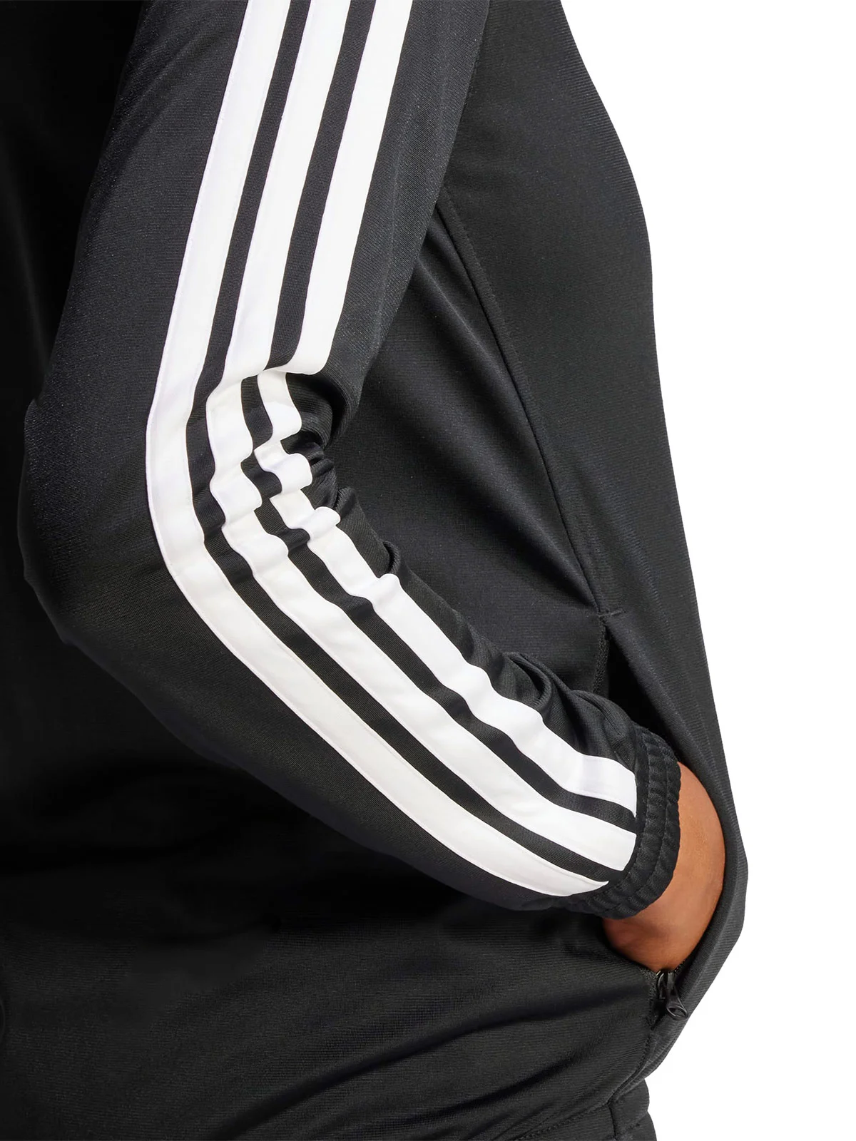 POLERÓN MUJER ADIDAS TRICOT 3-STRIPES JC8889 NEGRO - 4