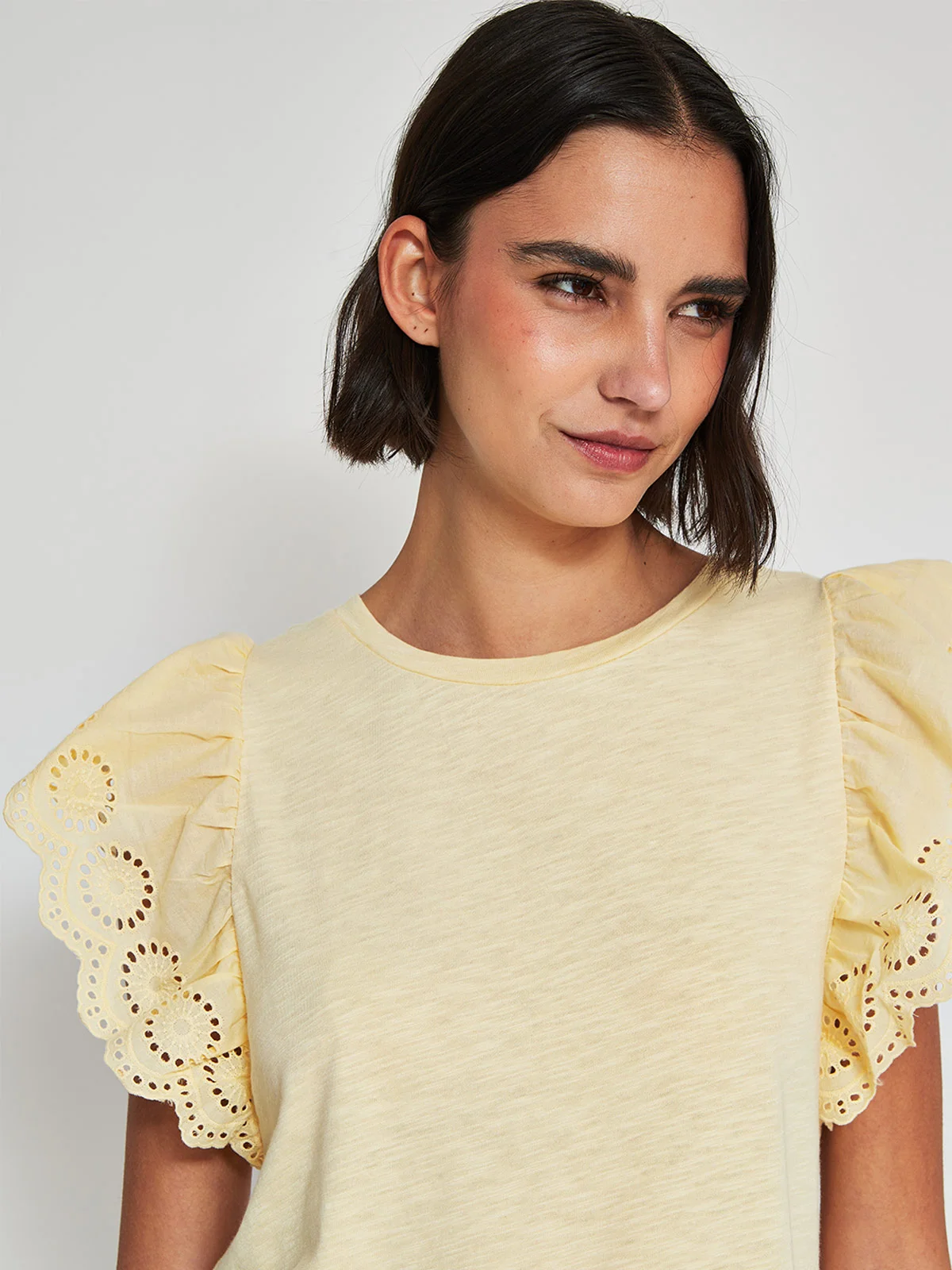 POLERA MUJER MARQUIS MANGA BRODERIE - 3
