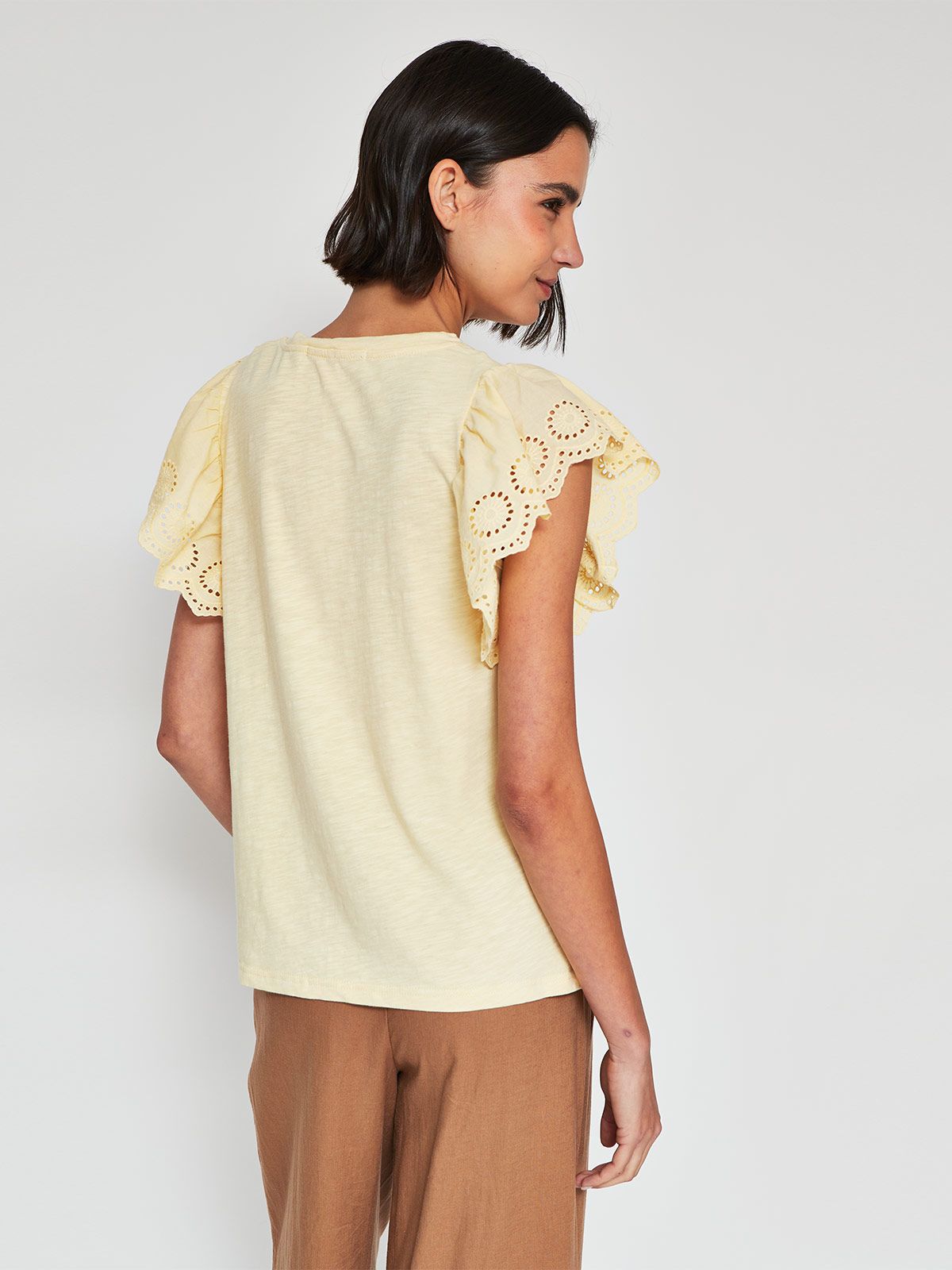 POLERA MUJER MARQUIS MANGA BRODERIE - 2