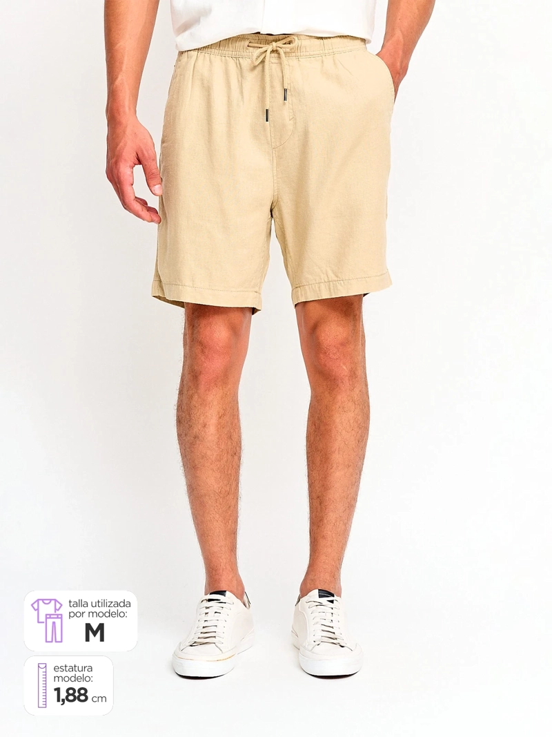 BERMUDA HOMBRE AEROPOSTALE LINO  - 1