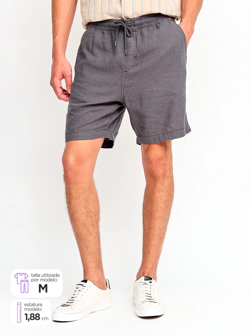 BERMUDA HOMBRE AEROPOSTALE LINO  - 1