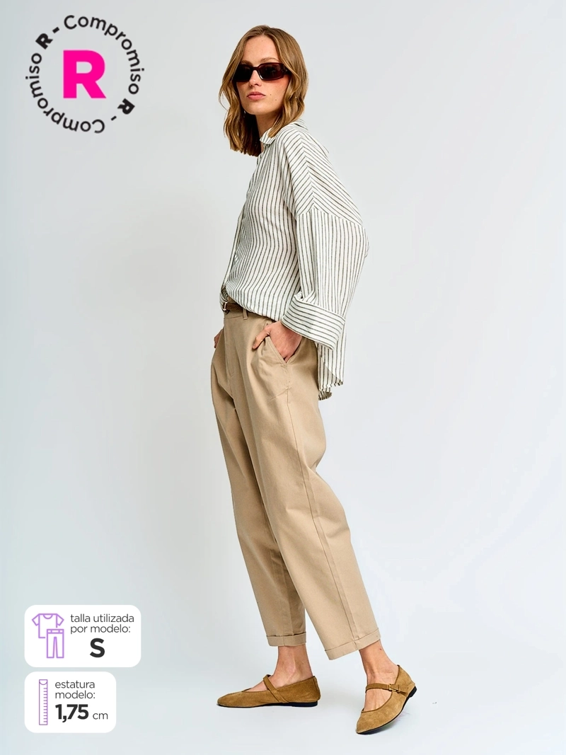 PANTALÓN MUJER MARQUIS ALGODÓN CHINO - 1