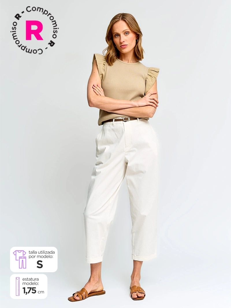 PANTALÓN MUJER MARQUIS ALGODÓN CHINO - 1