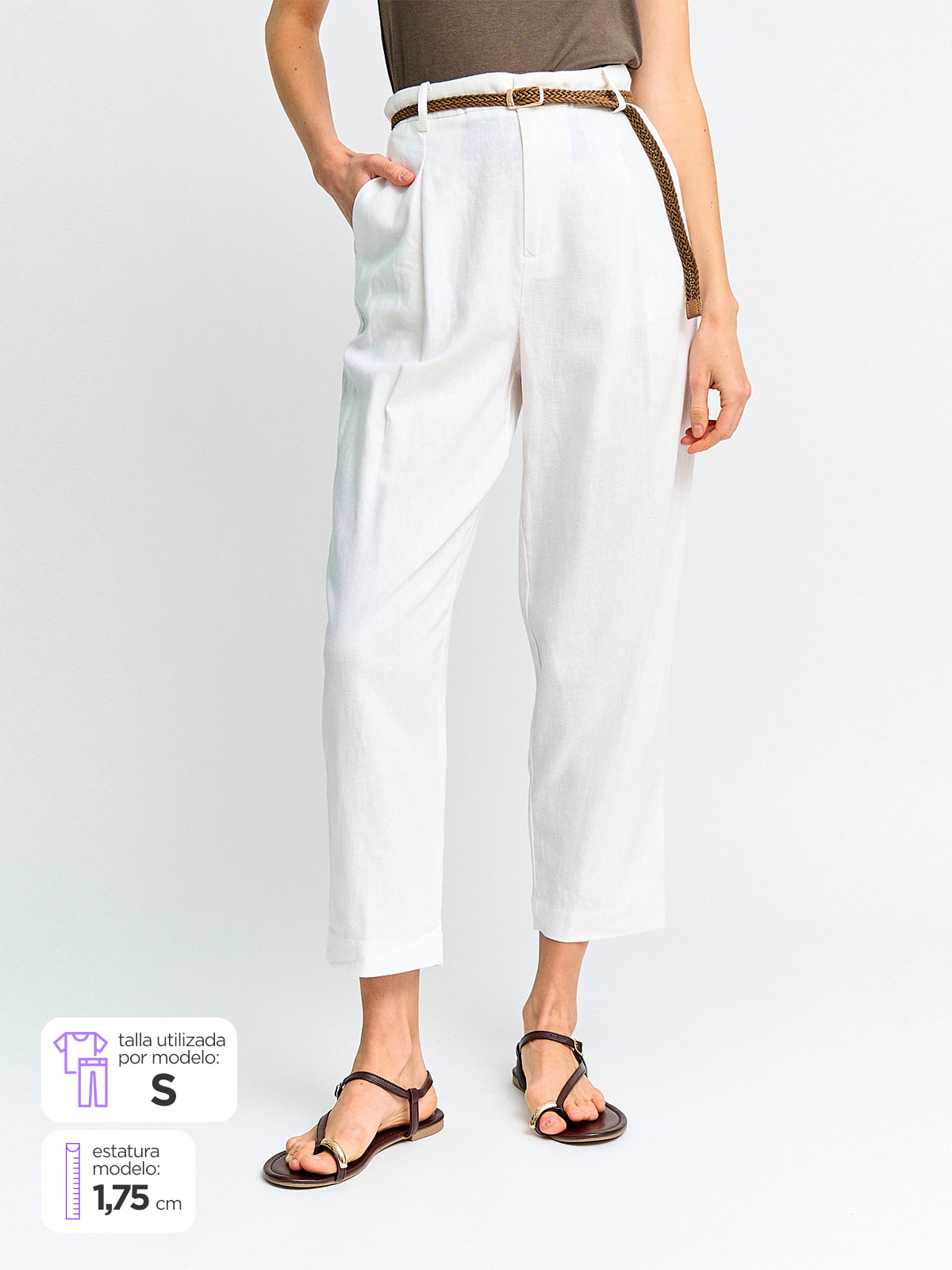 PANTALÓN MUJER MARQUIS LINO  - 1