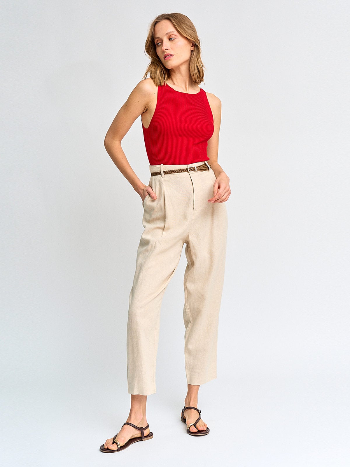 PANTALÓN MUJER MARQUIS LINO  - 4