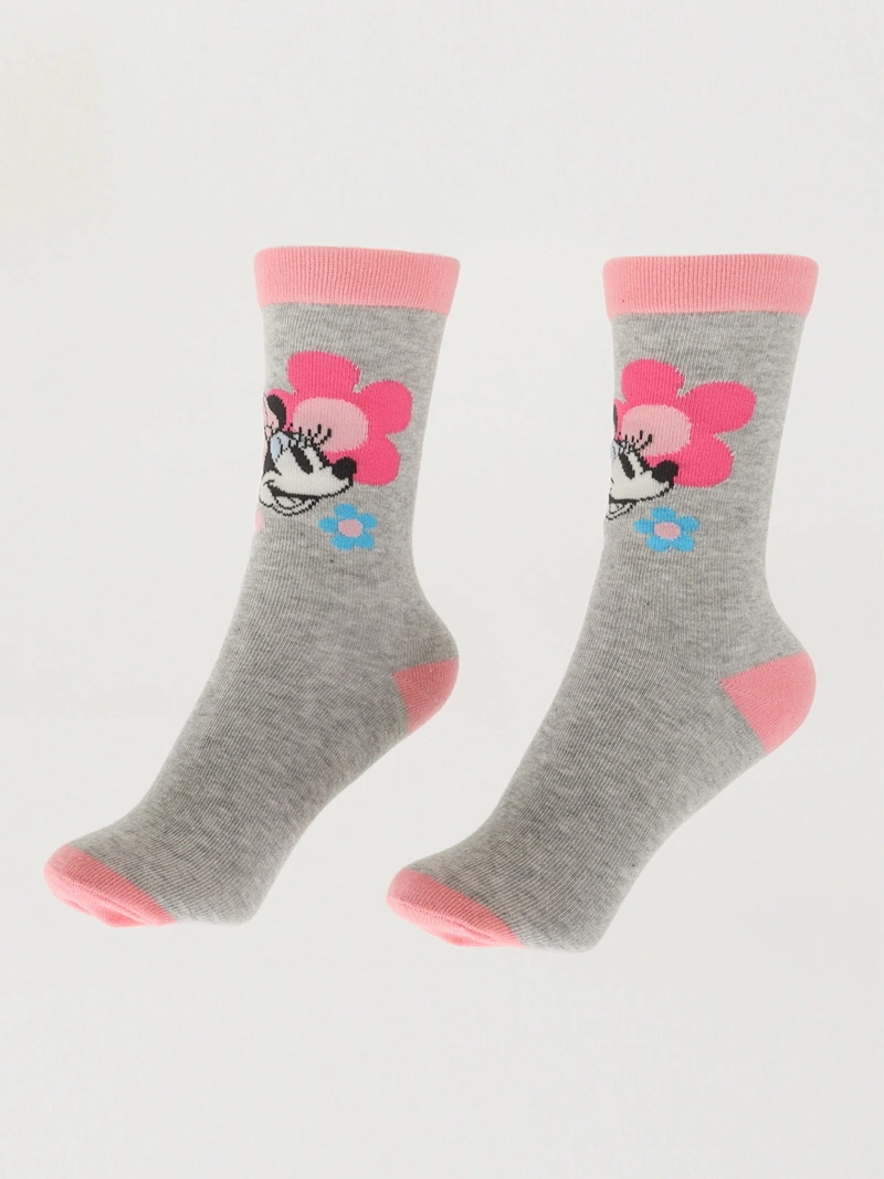 SET CALCETINES NIÑA MINNIE TEEN FLOR - 2