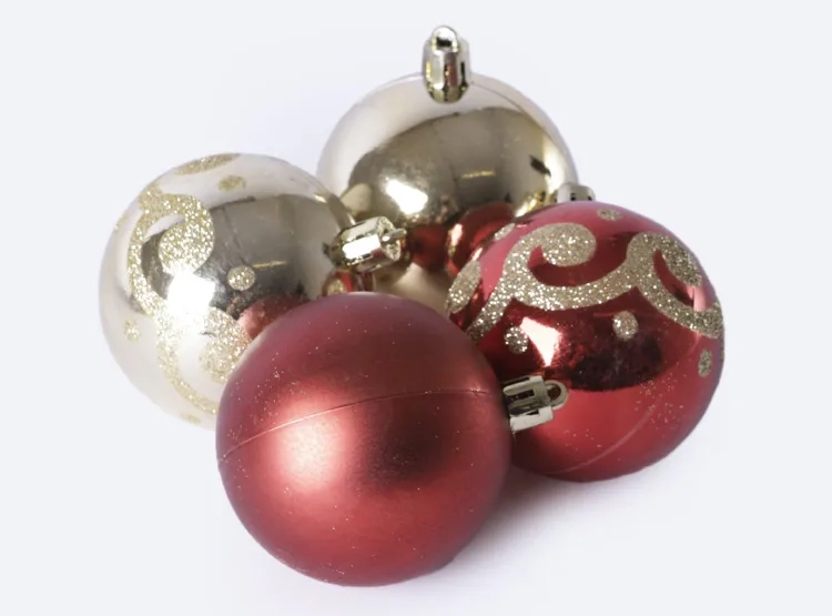 SET X24 ADORNO NAVIDEÑO RIPLEY HOME BOLAS 6 CM - 2