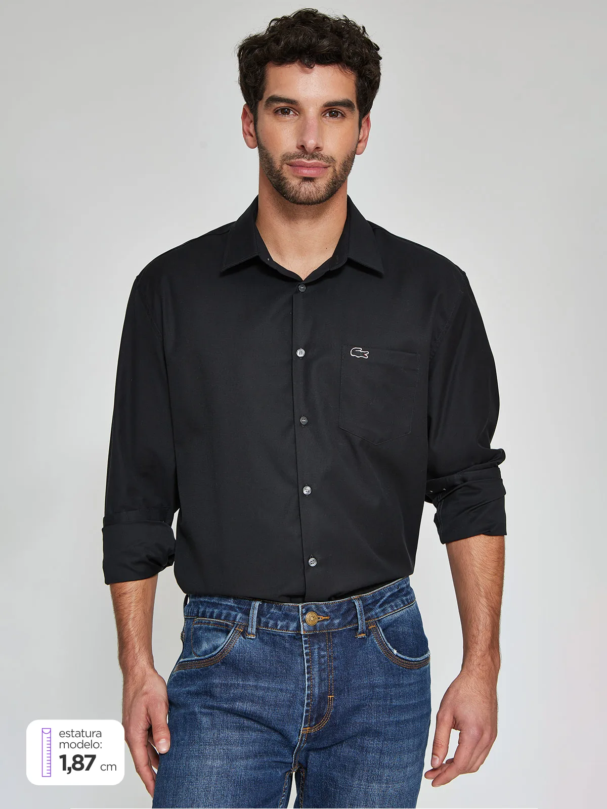 CAMISA MANGA LARGA HOMBRE LACOSTE - 1