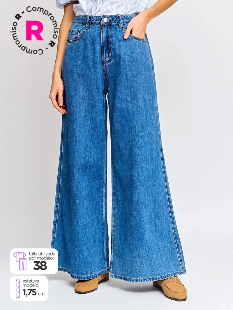 JEANS MUJER MARQUIS WIDELEG ALGODÓN  - 2