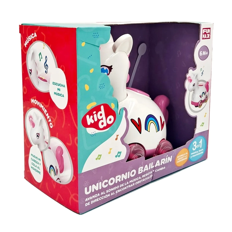 Llavero Unicornio Con Luz Y Sonido | Color Blanco Y Rosa | Tamaño Estándar | Ideal Para Regalos Y Llaveros Divertidos | De La Marca Mister Gadget